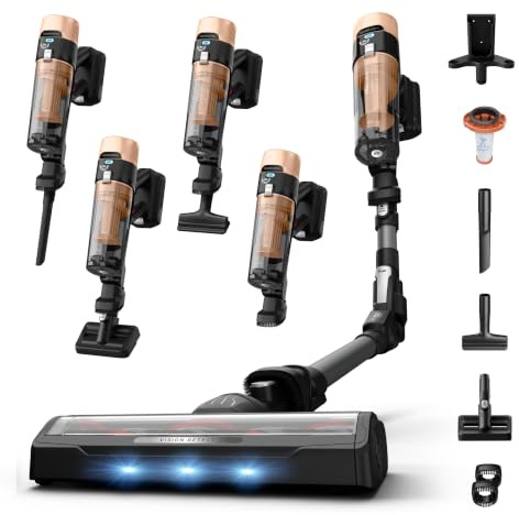 Rowenta X-Force Flex 9.80, Aspiradora Escoba Sin Cable, Acc Mascotas