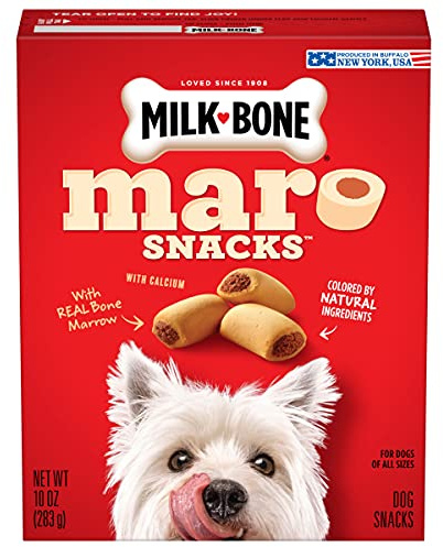 Milk-Bone MaroSnacks Small Dog Treats With Bone Marrow, 10 Ounces