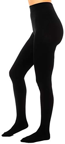 Dim Collant Thermo Polaire Collants Femme NA Noir (Noir) Medium (Taille fabricant: 3/4) lot de