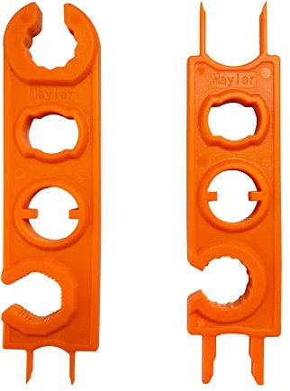 Jadehay Solar Schraubenschlüssel, Stecker Wieder Lösen Stecker Werkzeug für Solarpanel Kabel PV System Solarpanel Kabel, 1 Paar, Orange