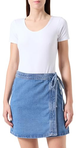 ONLY Onlvilla Wrap Tie Skirt DNM Gua Noos