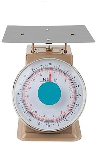 MZZYG Balanzas Digitales de Cocina Báscula De Cocina Báscula Resorte Pesa Mecánica Pesa Plato Pesa Alta precisión (Color : 30 Jin 40 pounds)