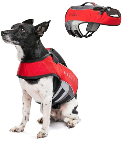Osprey Dog Life Jacket, Adjustable Buoyancy Aid with Handle, Reflective Strips, Fits Small, Medium & Large Dogs – Swim Safety Vest for Water Activities & Paddleboarding