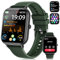 Smart Watch for Men Women(Answer/Make Call),1.83HD Fitness Tracker with Pressure/SpO2/Heart Rate Monitor,Sleep Tracker, Step Counter, IP68 Waterproof 123+ Sport Modes Fitness Watch for Android&iPhone