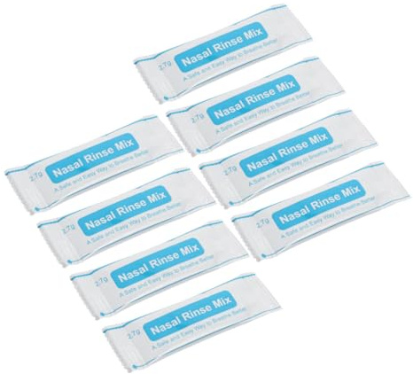 COLLBATH 1 Scatola Di Nasali Bustine Di Sale Per Lavaggio Nasale Sale Tamponato Per Lavaggio Nasale Bustine Di Risciacquo Dei Seni Nasali Soluzione