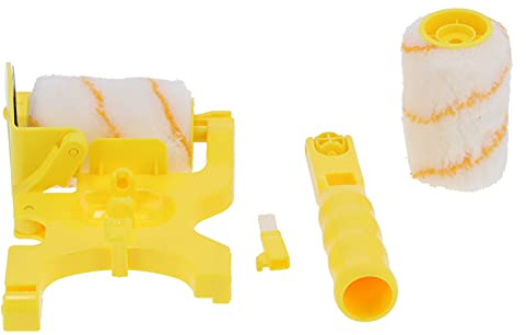 Haofy Rouleau de Coupe-bordure Mural, Pinceau à Main à Coupe Nette avec Petite Brosse pour les Coins, Matériau ABS Durable pour une Utilisation Durable