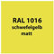Tupflack 50 ml (RAL 1016 schwefel-gelb matt)