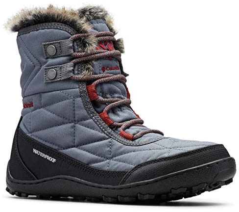 Columbia Discontinued Minx Shorty III, Stivali da Neve Donna, Graphite Deep Rust, 40 EU