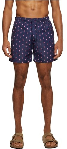 Urban Classics herr badbyxor Pattern Swim Shorts in Hawaii skjorta utseende