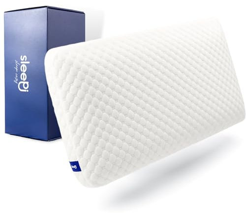 sleepi® Comfort | Nackenstützkissen für Rückenschläfer | 70 x 40 x 11cm | Optimale Druckentlastung durch individuelle Nackenunterstützung | Orthopädisches Kissen | Kopfkissen