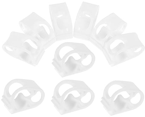 Anneome 10pcs Silicone Hose Clamps Flow Control Tube Clips Water Valve Clips for Flexible Tubing Adjustable Water Flow Management