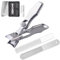 Profi Nagelknipser Set für Fingernagel & Zehennagel - Groß Scharf Nail Clipper Nagelklipser Nail Cutter und Polierstreifen Nagelknipser für Senioren