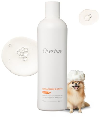 Daily Low-Irritation ODAC Derma Serene pet Shampoo, Korean Pet Skincare, Gentle Daily Cleanse with Winter Cherry Root & Korean Patchouli, Rich Lather, for Dogs & Cats, 10.14 fl oz