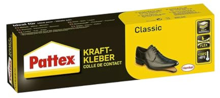 Pattex Kraftkleber Classic - Schuhkleber - extrem starker Kleber für höchste Festigkeit - Alleskleber für den universellen Einsatz- hochwärmefester Klebstoff (1 x 100g)