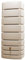4rain Slim Recuperateur d Eau de Pluie 500L Sable - Cuve Murale, Récupérateur Eau de Pluie, Recuperateur Eau de Pluie, Reservoir Eau, Reservoir Eau de Pluie, Cuve Eau de Pluie, Récupérateur d'eau
