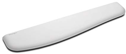 Kensington K50434EU ErgoSoft Handgelenkauflage für flache Tastatur, grau - Kunstleder, Ergonomische Unterstützung, Geschwungenes Design, Robust, leichte Reinigung, Geeignet für MacBook, iMac