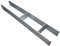 binoa H-Anker, Pfostenträger, Metall, Feuerverzinkt, Silber, 71 mm / 600 mm, 1 Stück
