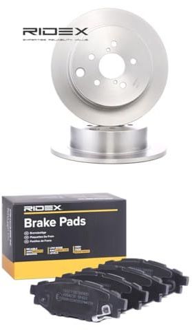 RIDEX 3405B3326 Set d'assale Kit dischi e pastiglie Posteriore senza viti/bulloni per SUBARU XV (GP)