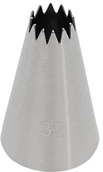 BrandNewCake® Bocchetta Stella Aperta #32 in Acciaio Inox - Beccuccio per Sac à Poche - Decorazione Torte - Accessorio per Pasticceria