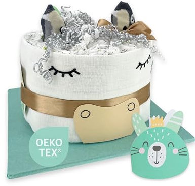 Windeltorte ® Pferd [Reitsportfreunde & Hobby] für Jungen und Mädchen - Reitsport Freunde - Geschenk Baby - Windelgeschenk - Babyparty - Pullerparty - Jetzt Torte kaufen…