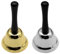 2 Campane Piccole a Mano in Acciaio Inox - Mini Campane di Servizio (Oro, Argento)