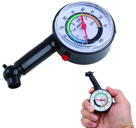 Reifendruckprüfer, Luftdruckmesser, Prüfer mit digitaler Druckanzeige, Digital Reifenfüller, Luftdruckprüfer Hochgenaues Leicht Ablesbares Reifendruckmesser, Prüfer für Auto, Motorrad