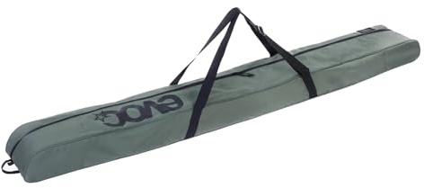 Borsa porta sci EVOC SKI BAG, sacca porta sci (borsa per sci di fondo apribile, cinghie di compressione per regolare il volume, tracolla rimovibile, L/XL), Dark Olive