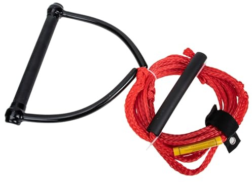 MOBUTOFU Corda da Wakeboard Resistente all’Usura Maniglia Ergonomica, Corda da Sci Nautico Portatile in Polipropilene ad Alta visibilità per Sport Acquatici Come Sci D’Acqua e Tubing
