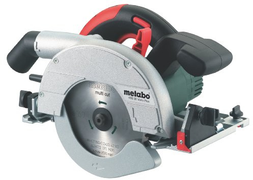 Metabo Handkreissäge KSE 55 Vario Plus (601204700) MetaLoc, Nennaufnahmeleistung: 1200 W, Abgabeleistung: 700 W, Max. Schnitttiefe bei 90°: 55 mm