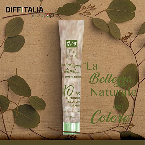 Diffitalia Group S.p.a TK Retrò Pure Intense Natural Color con estratti biologici No Resorcina No Ammoniaca No Parabeni 5/77 castano chiaro viola intenso