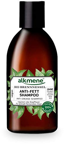 alkmene Anti-fett Shampoo mit Bio Brennnessel, für fettige Haare, 250 ml - 1er Pack (1 x 250 ml)
