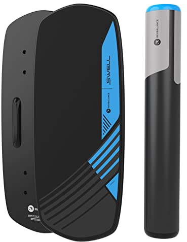 Revbalance Swell 2.0 - Surf & Paddle Balance Board Trainer (Midnight - Black)