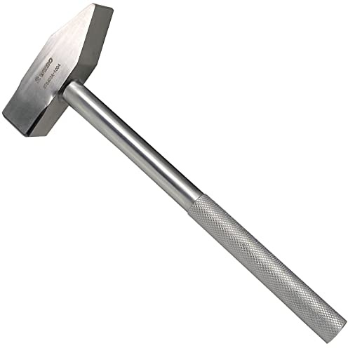 WEDO Engineers Hammer 500g(18oz), Stainless Steel Cross Pein Hammerm