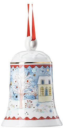 Hutschenreuther Sammelkollektion 22 Weihnachtsabend Porzellanglocke 12cm