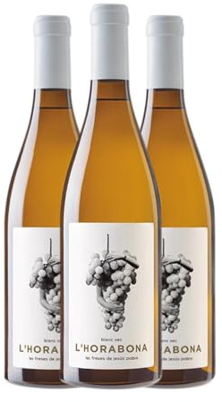 Les Freses L'Horabona Moscatel de Alejandría Alicante 75 cl Vino blanco (Caja de 3 Botellas de 75 cl)