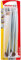 Fischer - Edelstahlschrauben - Blisterverpackung mit 6 Schrauben für Tischlerarbeiten FFS 7,5 x 182 mm + Kappen weiß und dunkelbraun - Fischer