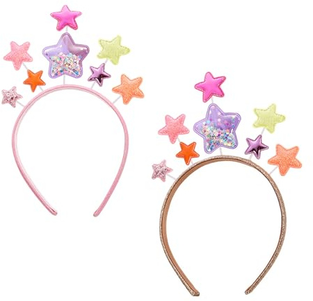 2 Pieces Star Headbands, Party Dress Up Headbands, Children'S Headbands, Cute Headbands, Creative Headbands, Shiny Headbands.
