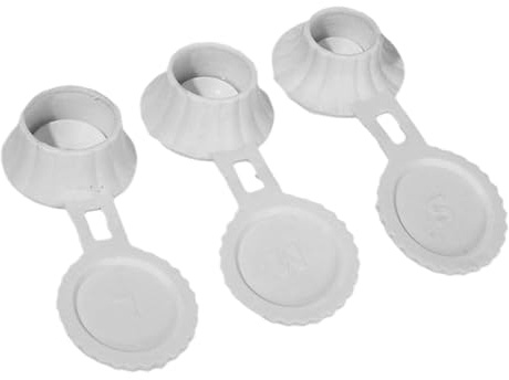 Tom och ner flaska, inverterat flasklock - 3-pack omvänd flaskbyteslock - tomt lotion-schampo, läckagevändningsverktyg för