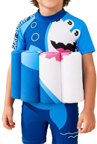 Bañador Flotante para Niños Ayuda De Flotabilidad Ajustable con Protección