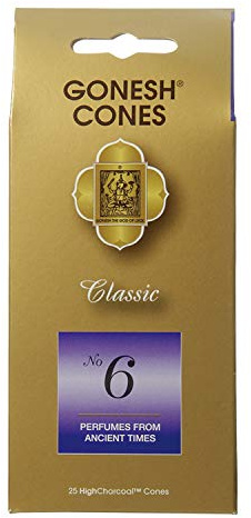 Gonesh GOCO06 Cones No.6, Perfumes of Ancient Times Incense Sticks
