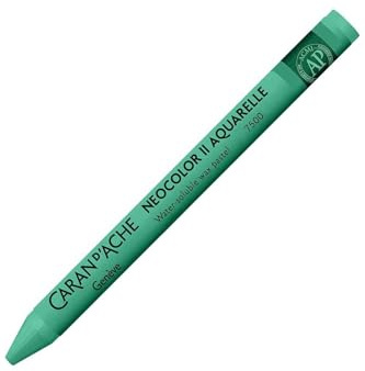 CREATIVE ART MATERIALS Neocolor II Watercolor Crayon 211 Jade Green (7500.211)