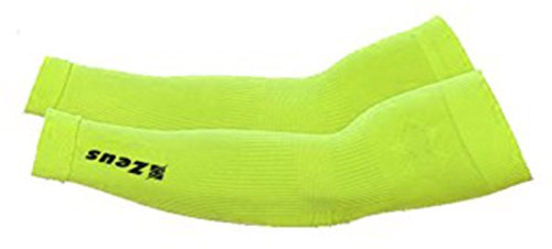 Zeus Sportarmsskydd för basket volleyboll tennis cykling fotboll, unisex vuxen, gul neon