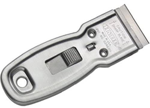 Hyde Tools 13050 Delta Heavy Duty Glass Scraper, 1 Pack , White