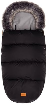 Fillikid Winterfußsack Manaslu & Windel Blaubär | Warmer Baby Fußsack 50 x 100 cm waschbar | Leichter Fussack Winter mit Coral Fleece für Kinderwagen Buggy | Einschlagdecke Kinderfußsack ab Geburt