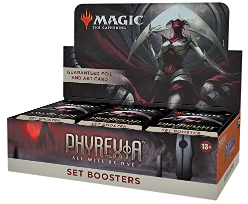 Magic The Gathering Phyrexia: All Will Be One Set Booster Box | 30 Packs (360 Magic Cards)