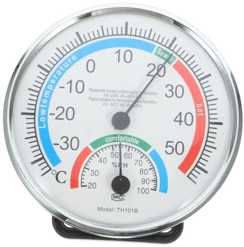 BESPORTBLE 2stücke Thermometer Hygrometer Für Präzise Temperatur Und Luftfeuchtigkeitsmessung Geeignet Für Innen Und Außenbereiche Hergestellt Aus Hochwertigem Material Für Garten Und