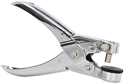 Cómodo de un Agujero Punchón de Metal 1 Hoyo para Tarjetas Identificación Bolsos PVC Bolsos PVC