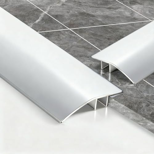2-Piece Aluminum Floor Transition Strip Door Threshold Bar (0.9m × 4.3cm)