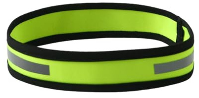 Löparpannband Halkfri, Snabbttorkande och Reflekterande | Sportpannband, Svettband för Kvinnor För Hemmagym, Yoga, Daglig Användning, Utomhus, Nattcykling, Promenader, Jogging,