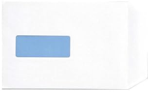 Q-Connect C5 Envelope 100 gsm Window Peel and Seal - White, Pack of 500